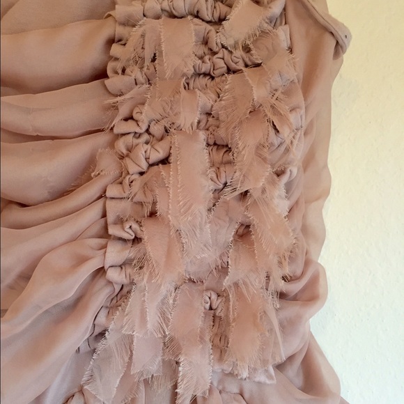 Ryu Vintage Blush One Shoulder Dress - Picture 2 of 4