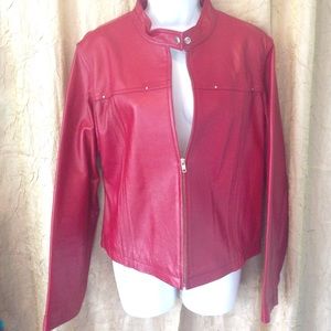 Ladies Leather Blazer