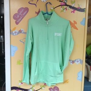 PInk- Victoria's Secret - half zip #fast shipping