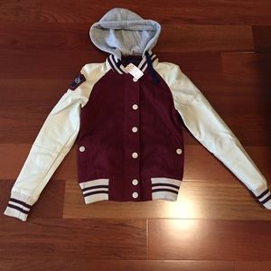 Delia's varsity bomber jacket size XS