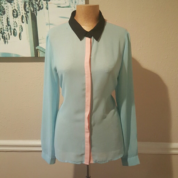 Cotton On Color Blocking Blouse