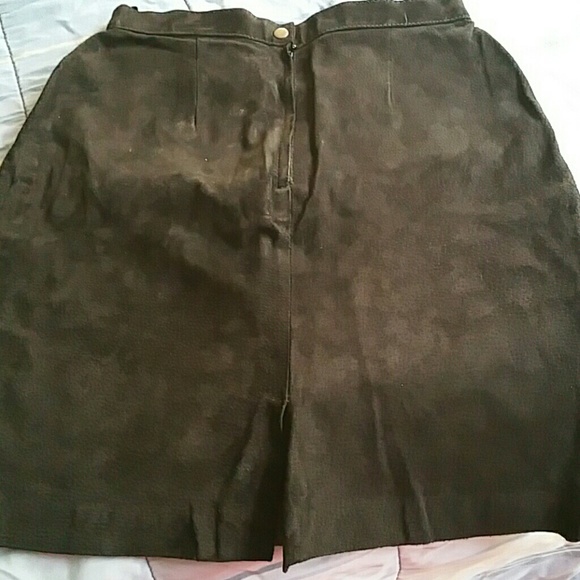 Genuine Suede Skirt - Picture 2 of 2