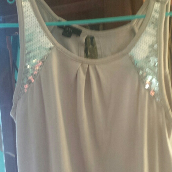Sequin tunic with pockets