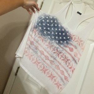 American Flag Tank Top XXL