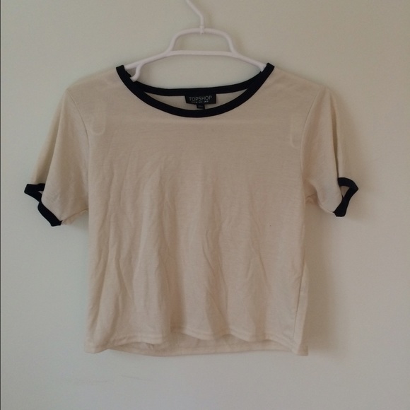 Off-White Loose Cropped Tshirt