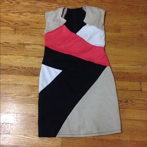 Color Block Bodycon Dress