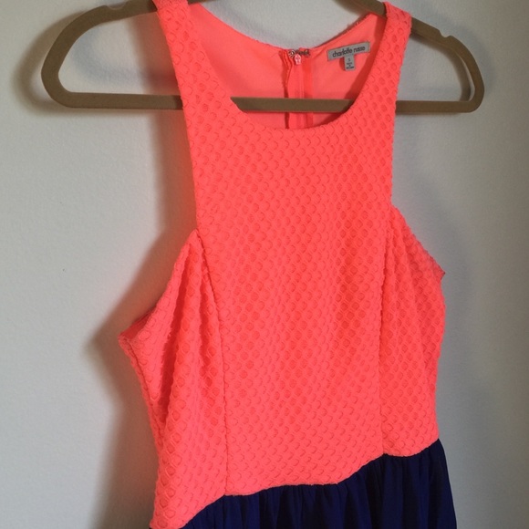 Neon Colorblock Dress - Picture 2 of 4