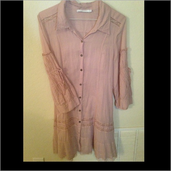 Lauren Vidal gauze dress