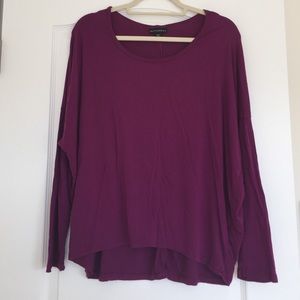 Purple studded back top