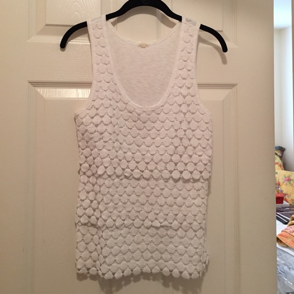 J.Crew Tiered Dot Tank
