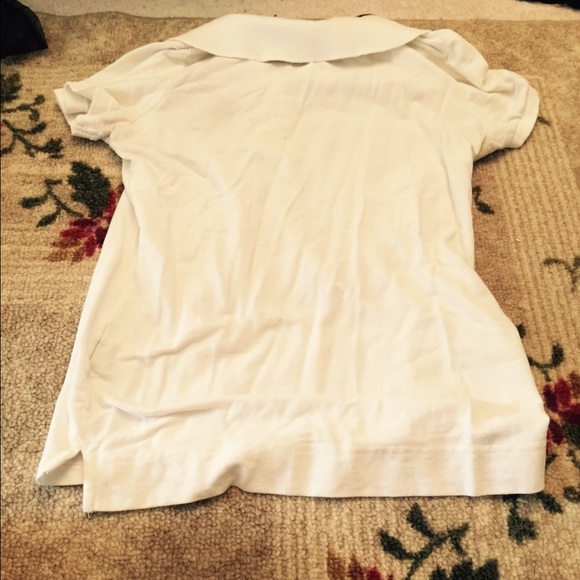 White polo shirt! Worn once! - Picture 3 of 3