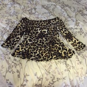 Cheetah print shirt