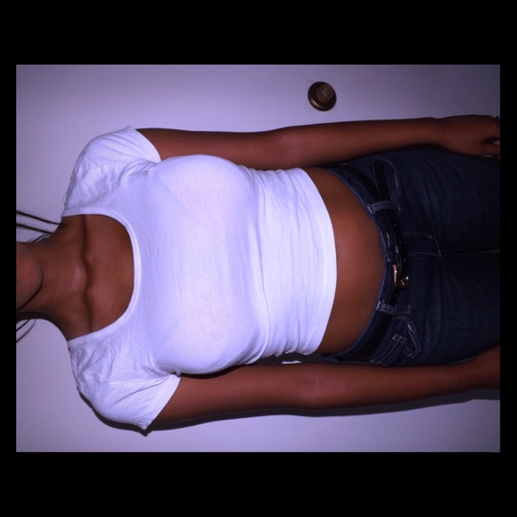 White Crop Top