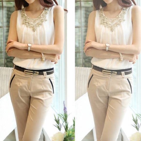 Simple White Top - Picture 3 of 3