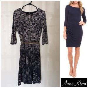 Faded Print Dress - Anne Klein
