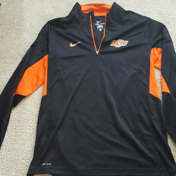 Oklahoma State University Nike half-zip