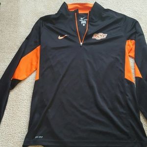 Oklahoma State University Nike half-zip