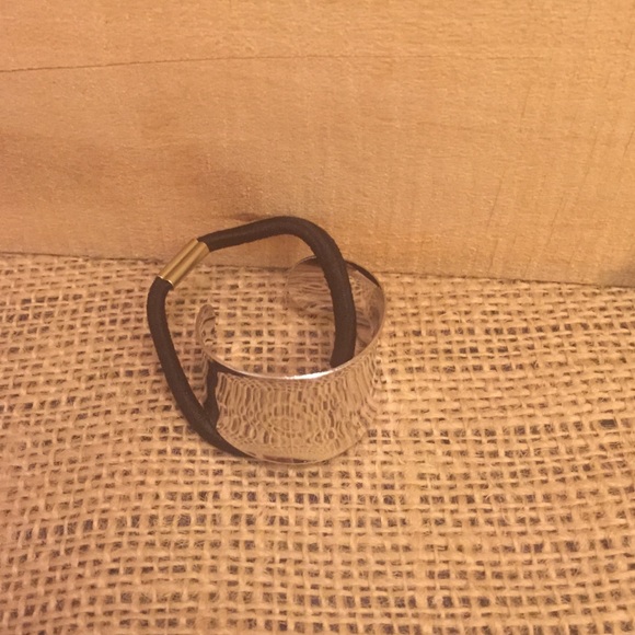 Silver Metal Hair Tie