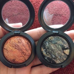 MAC Faux gold & mineralized eye shadow bundle 😍