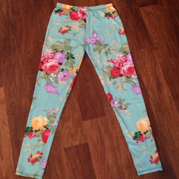 Floral leggings