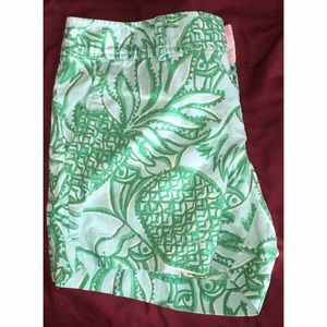 Green shorts
