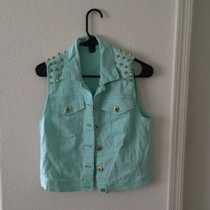 Forever 21 studded vest