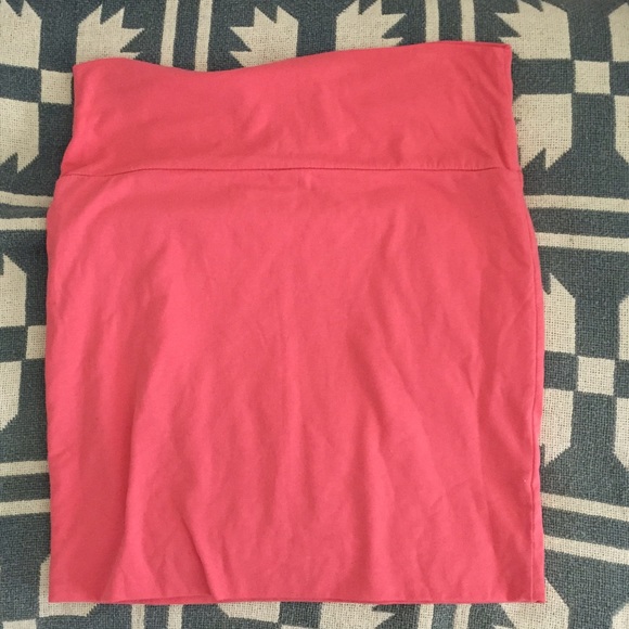Pink coral skirt