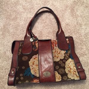 FOSSIL purse with velvet detail