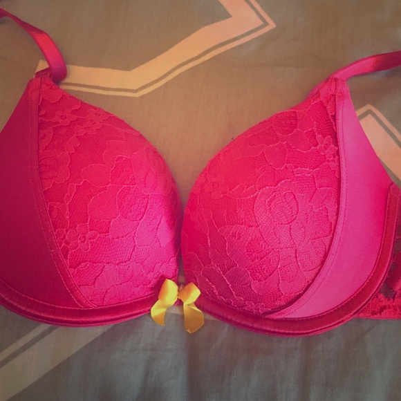 Hot Pink push up Bra