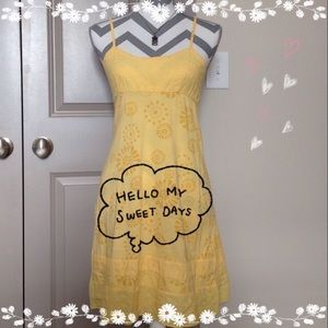 L.e.i. Canary yellow sundress by Taylor swift