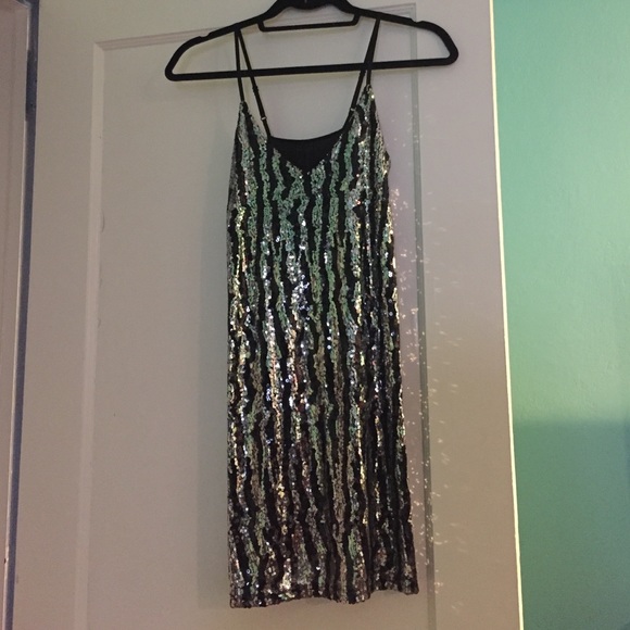 Urban Outfitters mini sequin shift dress