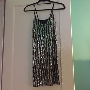 Urban Outfitters mini sequin shift dress