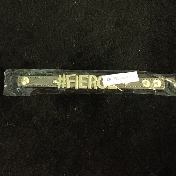 Bcbgeneration affirmation bracelet "#fierce"