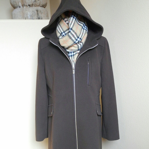 $$ LAST CHANCE  $$ MICHAEL KORS Brown Wool Coat