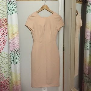 Zara light pink knee-length dress