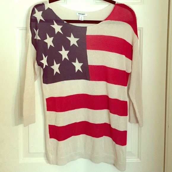 American flag sweater