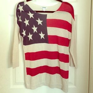 American flag sweater