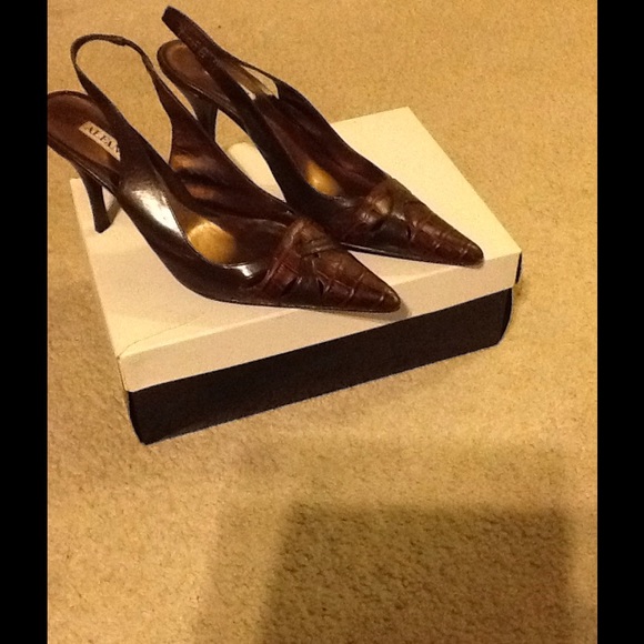 Alfani Multi-colored Slingback high heels