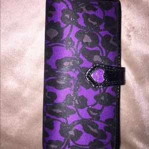 Coach checkbook wallet