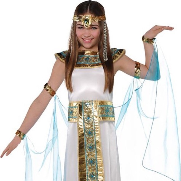 🎃🎃Girls Shimmer Cleopatra Costume🎃🎃