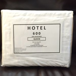 Queen Sheet Set- White