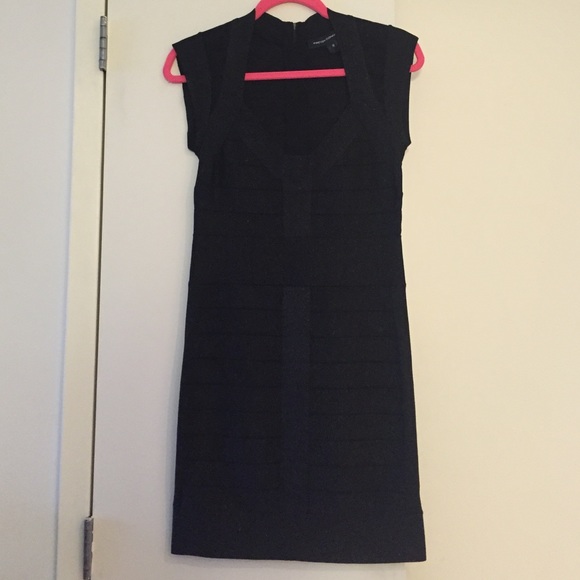 French Connection banded dress