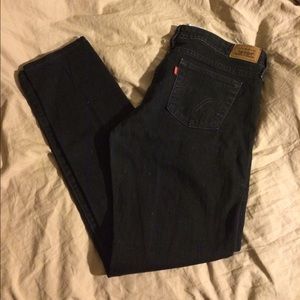 Dark Blue Skinny Jeans by Levi Strauss