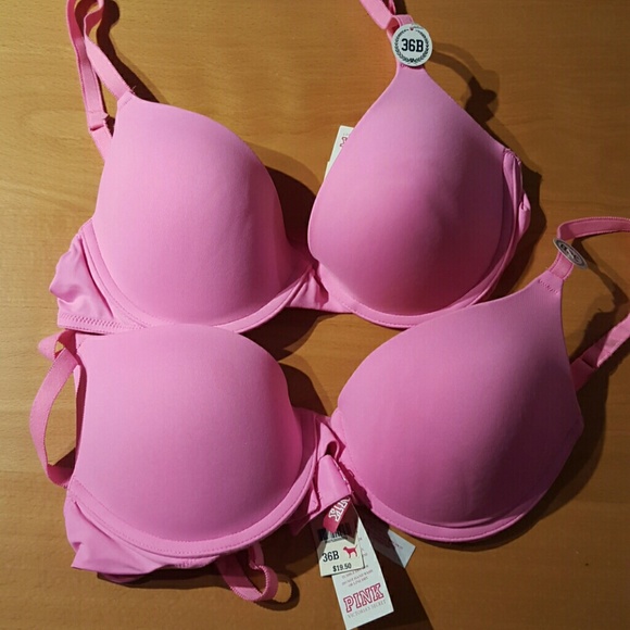 Set of 2 Pink Victoria's  Secret bras