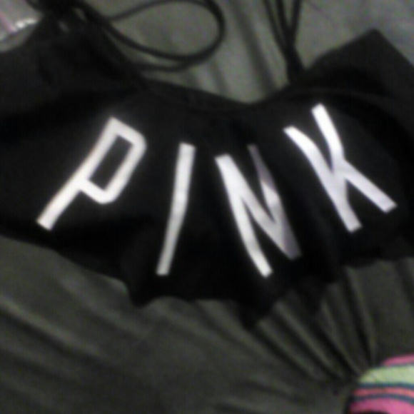 PINK bathing suit top