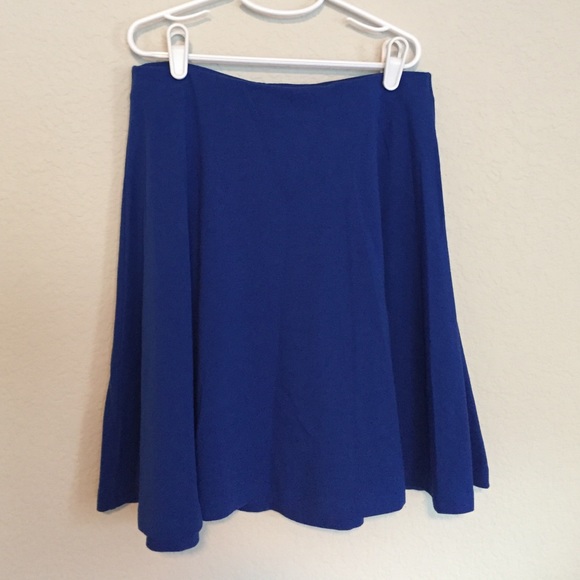 Royal Blue Skater Skirt - Picture 1 of 2