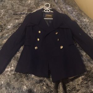 Guess wool peacoat size small