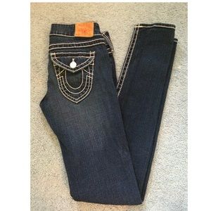 True Religion Medium Wash Skinny Jeans