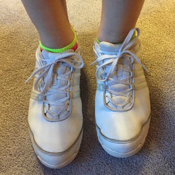 White cheer shoes