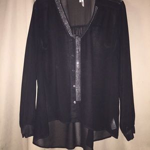 dressy black shirt